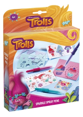 Творчески комплект Totum - Trolls, Оцвети сам, с духащи флумастери