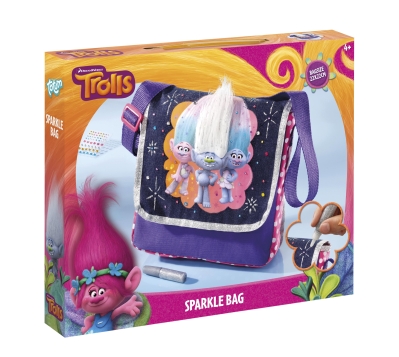 Творчески комплект Totum - Trolls, Декорирай сам, Бляскава чанта
