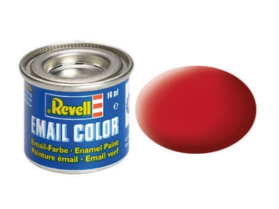 Емайлна боя Revell - Email Color, Наситеночервенa, Mат, 14 ml