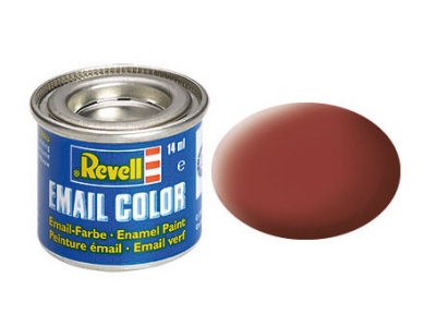Емайлна боя Revell - Email Color, Червеникавокафявa, Mат, 14 ml