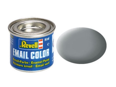 Емайлна боя Revell - Email Color, Сивa, Mат, 14 ml