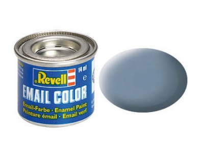 Емайлна боя Revell - Email Color, Сивa, Mат, 14 ml