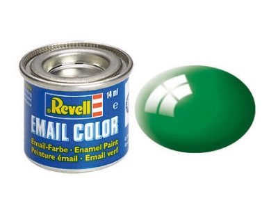Емайлна боя Revell - Email Color, Изумрудено яркозелена, Гланц, 14 ml