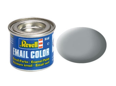 Емайлна боя Revell - Email Color, Светлосива, Мат, 14 ml