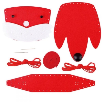 Творчески комплект Hape - Направи си сам чантичка, Лисица