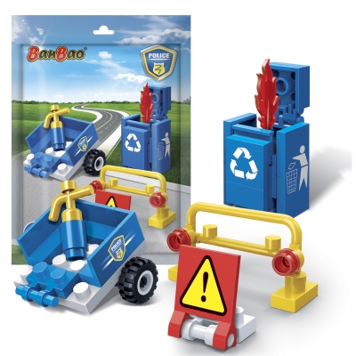 Мини конструктор BanBao - Полиция, 30 части