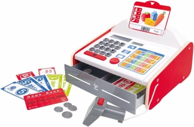 Дървена играчка Hape - Касов апарат