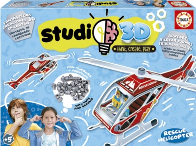 3D пъзел Educa - Хеликоптер