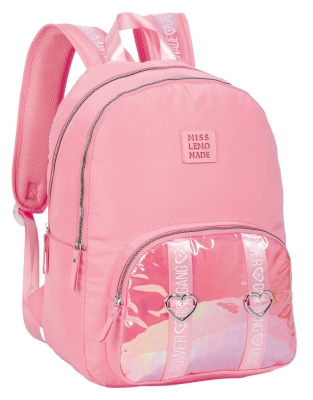 Ученическа раница Miss Lemonade - Holo, Розова