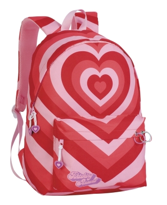 Ученическа раница Unkeeper - Tiktoking Around, Червена