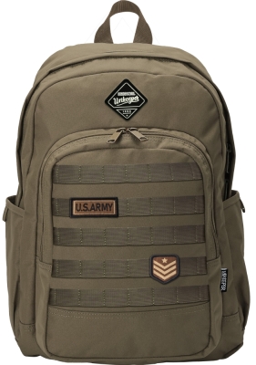Ученическа раница Unkeeper - Army, Тъмнокафява