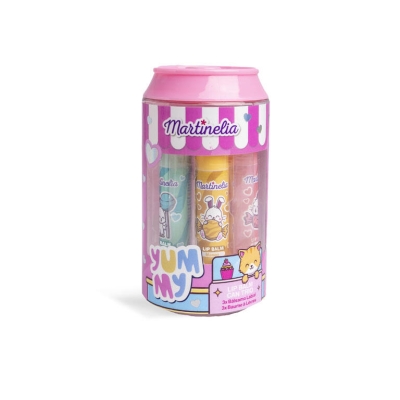 Комплект балсам за устни Martinelia - В кенче, 3 броя