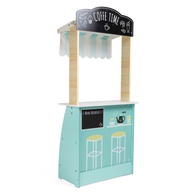 Дървен щанд Eurekakids - Пазар и кафене