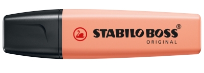 Текст маркер Stabilo - Boss Original Pastel, Праскова