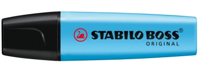 Текст маркер Stabilo - Boss Original Pastel, Светло син