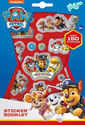Комплект стикери с книжка - Paw Patrol, 150 броя