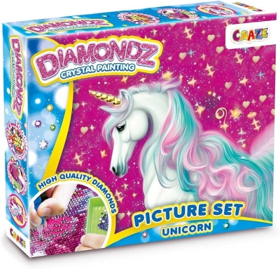 Творчески комплект Craze - Диамантен гоблен, Еднорог