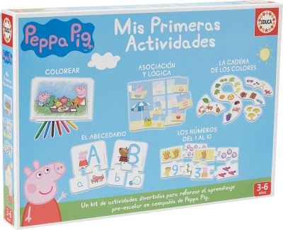 Образователна игра Educa - Peppa Pig, Моите първи занимания