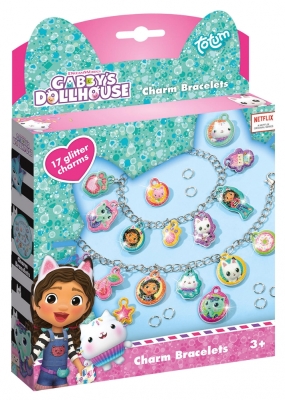 Творчески комплект Totum - Gabby′s Dollhouse, Направи си сам гривни, 2 броя