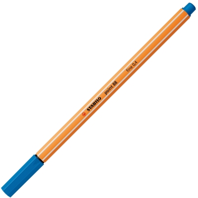 Тънкописец Stabilo - Point 88, 0.4 mm, Син