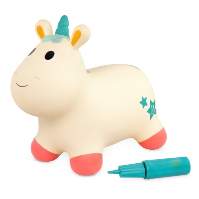 Надуваема играчка за яздене Battat - Еднорог