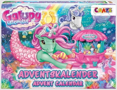 Коледен адвент календар Craze - Galupy Русалка, 24 части