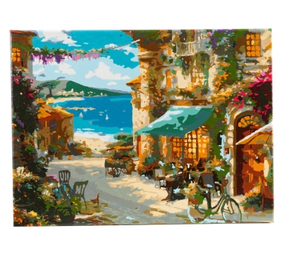 Рисуване по номера Craft Buddy - Италианско кафене