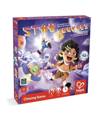 Настолна игра Hape - Междугалактическа надпревара, 22 части