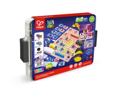 Образователен комплект Hape - LabBox, Лаборатория за изследване на вериги