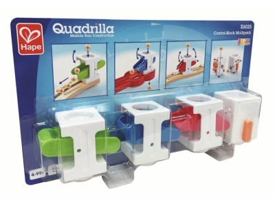 Игрален комплект Hape - Quadrilla, Контролни блокове, 4 части