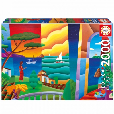 Пъзел Educa - Пенелопа очаква , 2000 части