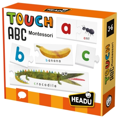 Образователна игра Headu - Montessori, Докосни и разпознай буква