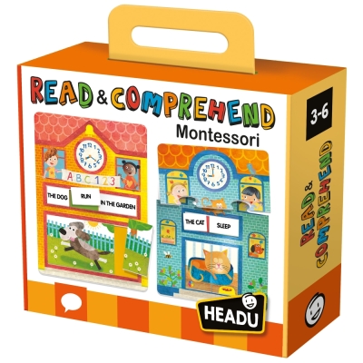 Образователна игра Headu - Монтесори, Прочетете и разберете