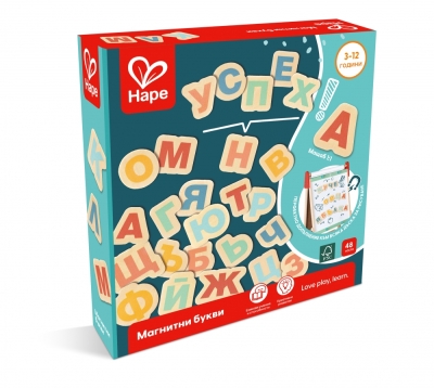 Образователен комплект Hape - Българската азбука