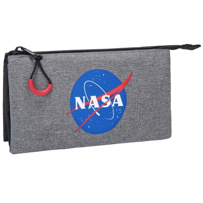 Ученически несесер Kstationery - NASA, Сив