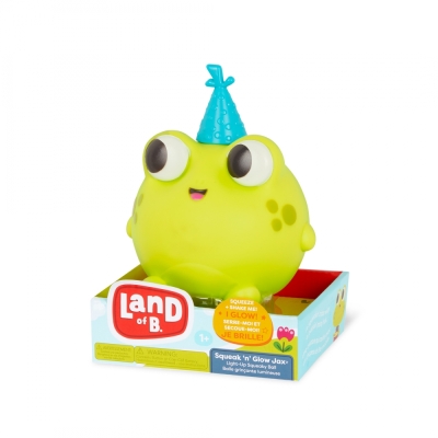 Топка със звук и светлина Battat - Жабка