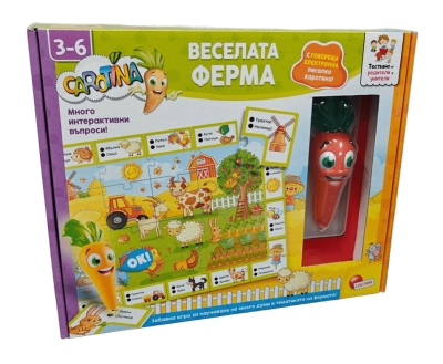 Образователна игра Lisciani - Carotina, Веселата ферма