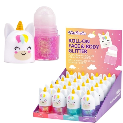 Блясък за лице и тяло Martinelia - Рол-он, Асортимент
