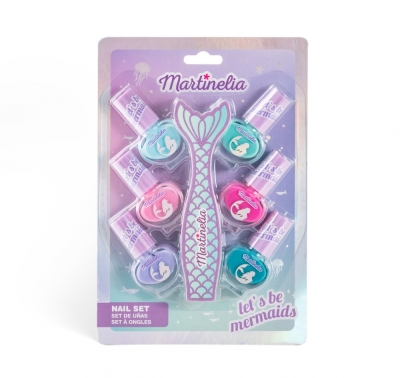 Комплект лакове за нокти Martinelia - Русалки, 6 броя