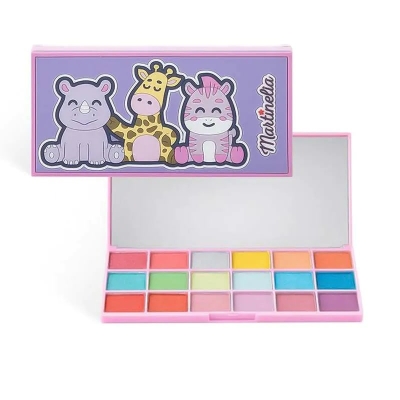 Детска палитра със сенки Martinelia - My Best Friends, 18 цвята