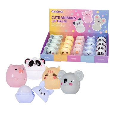 Детски балсам за устни Martinelia - Cute Animals, Асортимент