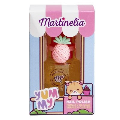 Детски лак за нокти Martinelia - Yummy, с пръстен, асортимент