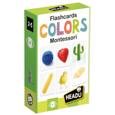 Образователни карти Headu - Montessori, Да научим цветовете