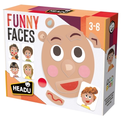 Образователна игра Headu - Забавни лица