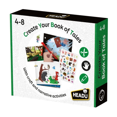 Игрален комплект Headu - Създайте своя книга с приказки