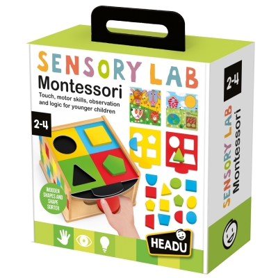 Образователен комплект Headu - Montessori, Сензорна лаборатория