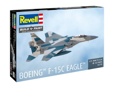 Сглобяем модел Revell - Изтребител Boeing F-15C Eagle, 200 части