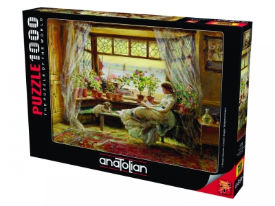 Пъзел Anatolian - Четене до прозореца, 1000 части
