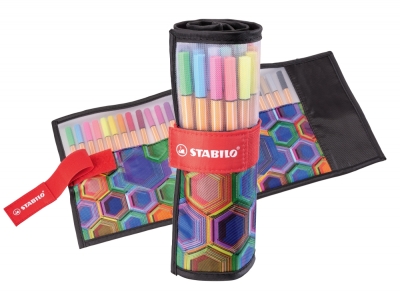 Комплект тънкописци Stabilo - Point 88, Arty, 25 цвята
