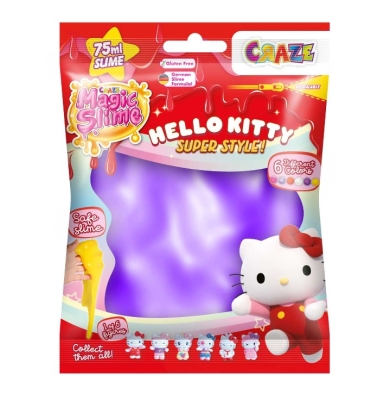 Слайм Craze - Hello Kitty, С фигурка изненада, асортимент